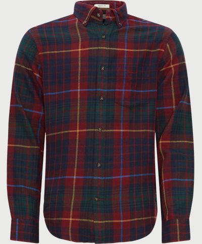 Gant Shirts REG UT PLAID FLANNEL CHECK 3240004 Red